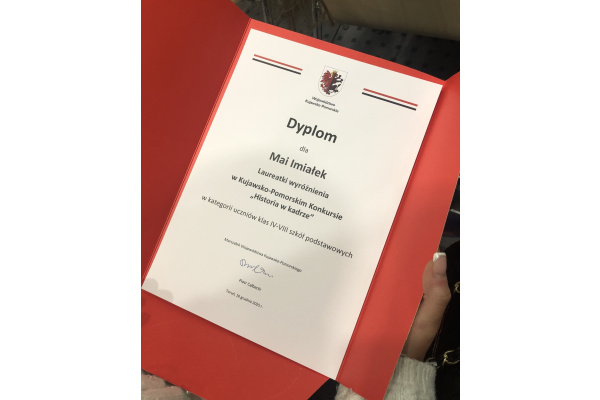 Maja laureatką konkursu