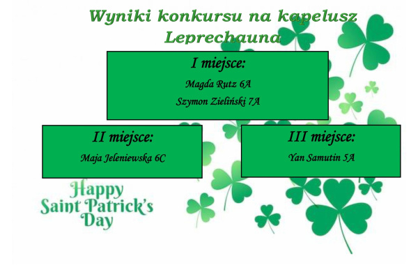kapelusz Leprechauna