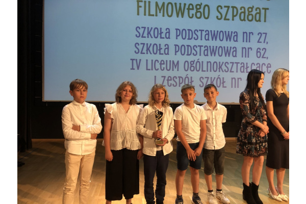 Szkolny Przegląd Akcji o Tolerancji - sukces w konkursie filmowym